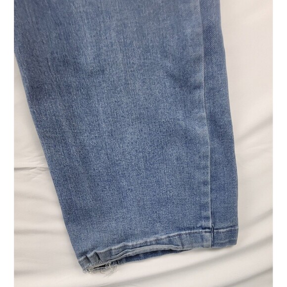 Juicy Couture Jeans Women's 11/30 Blue Lunita Wide Leg Rhinestone Logo 80s - Picture 8 of 11